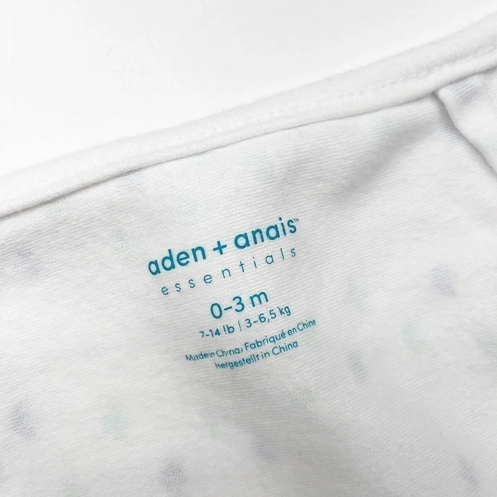 Aden + Anais white printed sleep sack